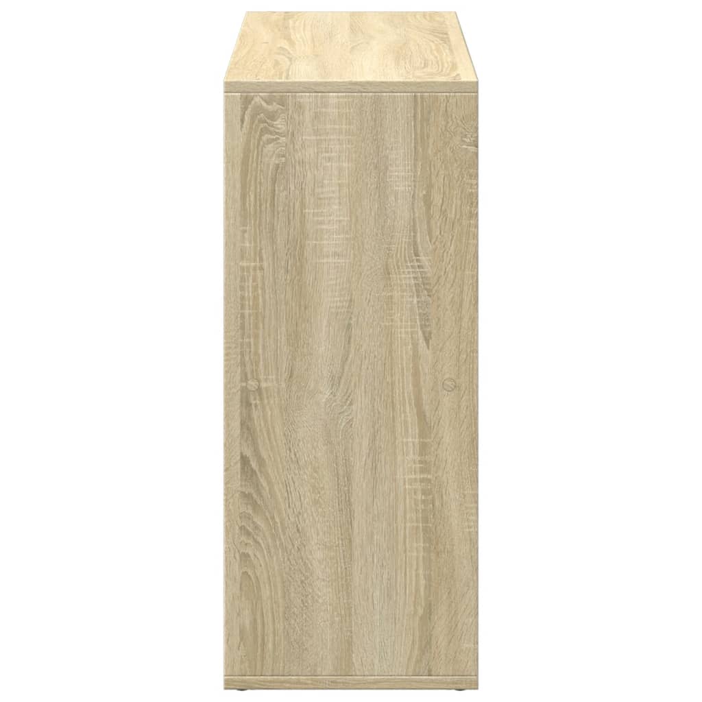 Bücherregal Weiß 137,5x29x137,5 cm Holzwerkstoff