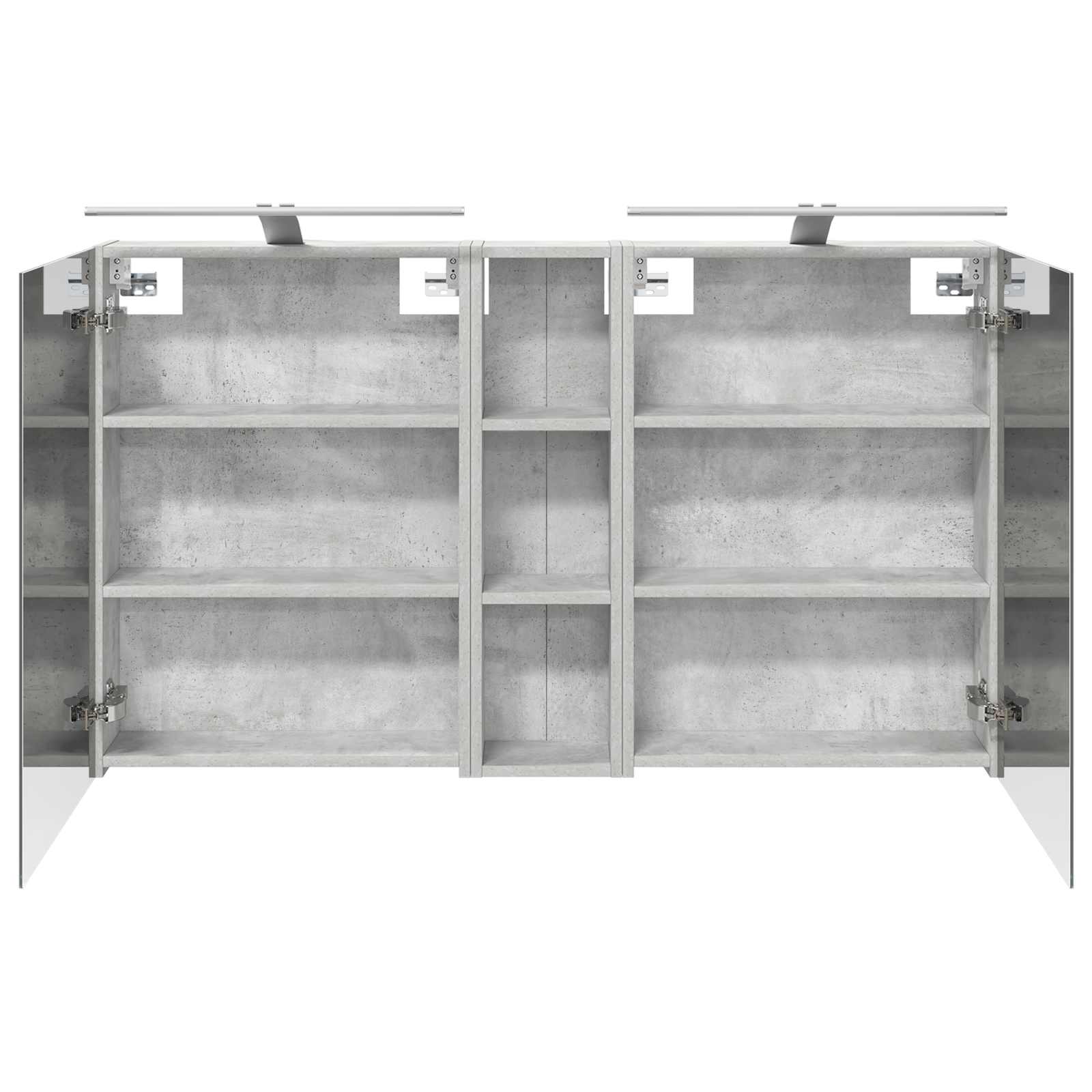 Badezimmerschrank-Set 3 pcs 80 x 10,5 x 50 cm Holzwerkstoff