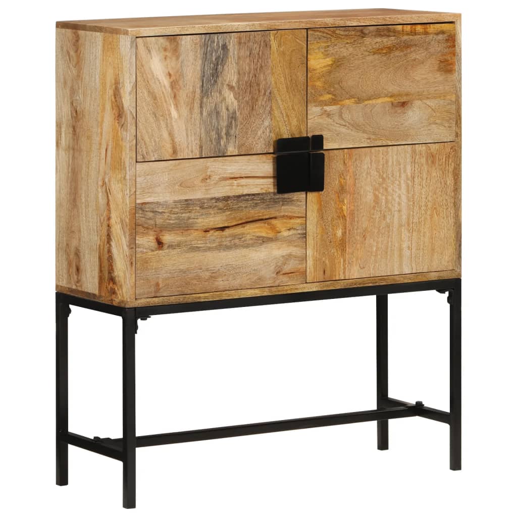 Highboard 80x30x100 cm Massivholz Mango