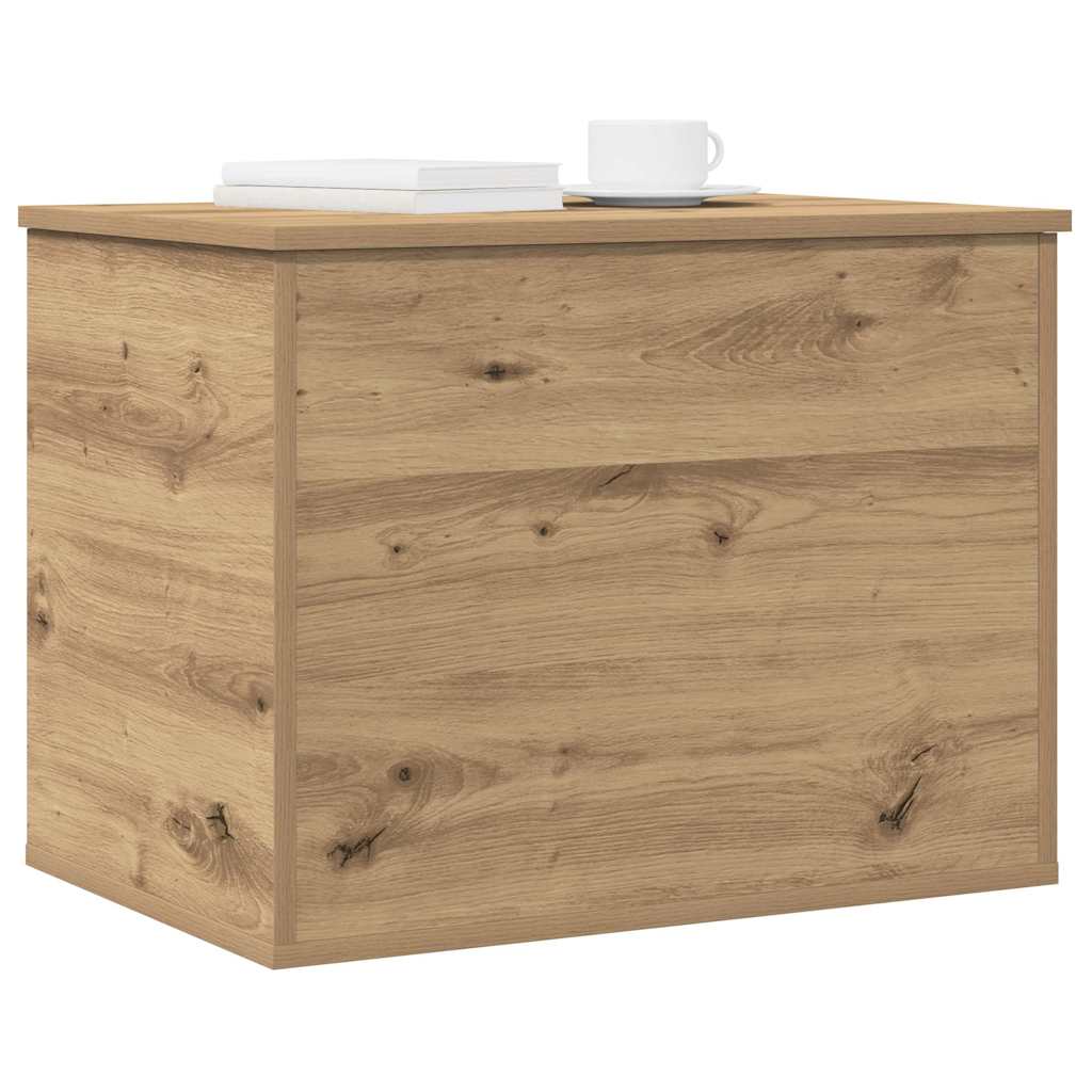 Aufbewahrungstruhe Weiß 84x42x46 cm Holzwerkstoff
