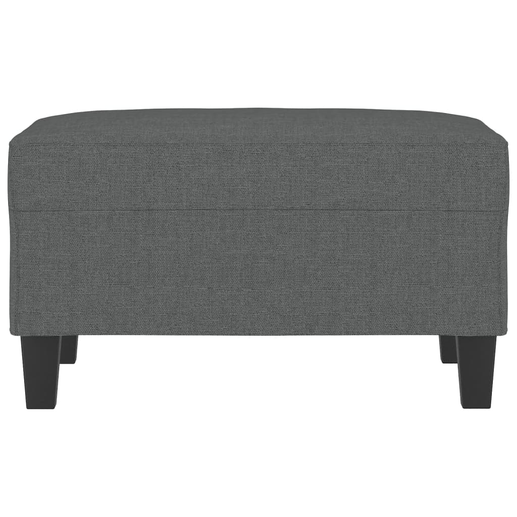 Fußhocker Hellgrau 60x50x41 cm Stoff