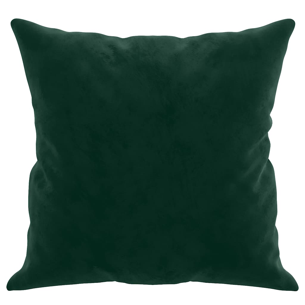 Zierkissen 2 Stk. Hellgrau 40x40 cm Samt