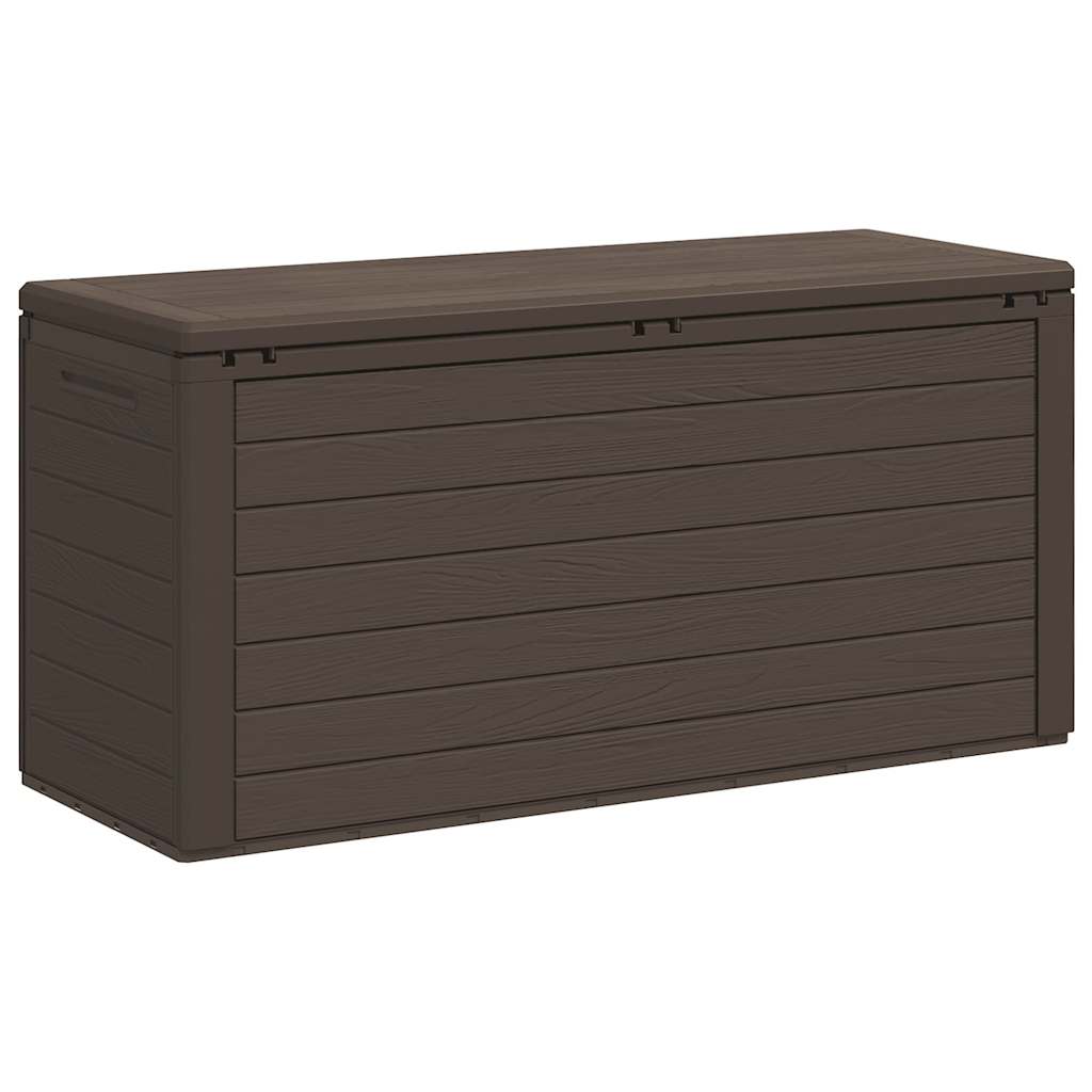 Gartentruhe Braun 58,5x46x55 cm Polypropylen