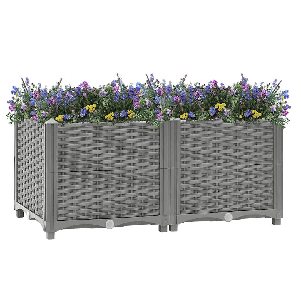 Hochbeet 40x40x23 cm Polypropylen