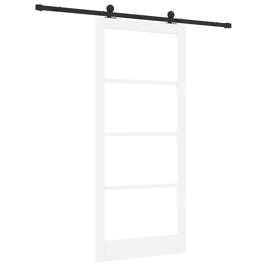 Schiebetür ORKDAL Natürlich und Schwarz 61 x 198,5 cm