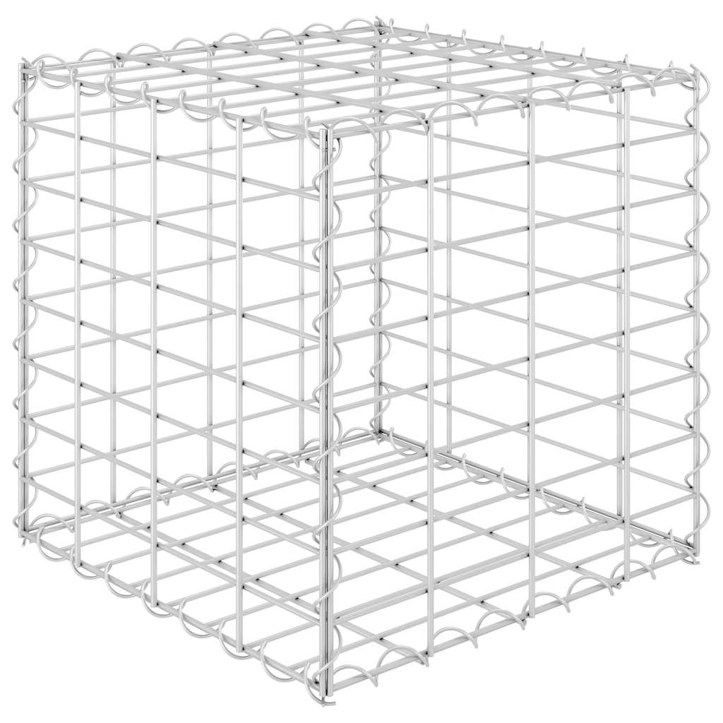 Würfel-Gabionen-Hochbeet Stahldraht 30x30x30 cm