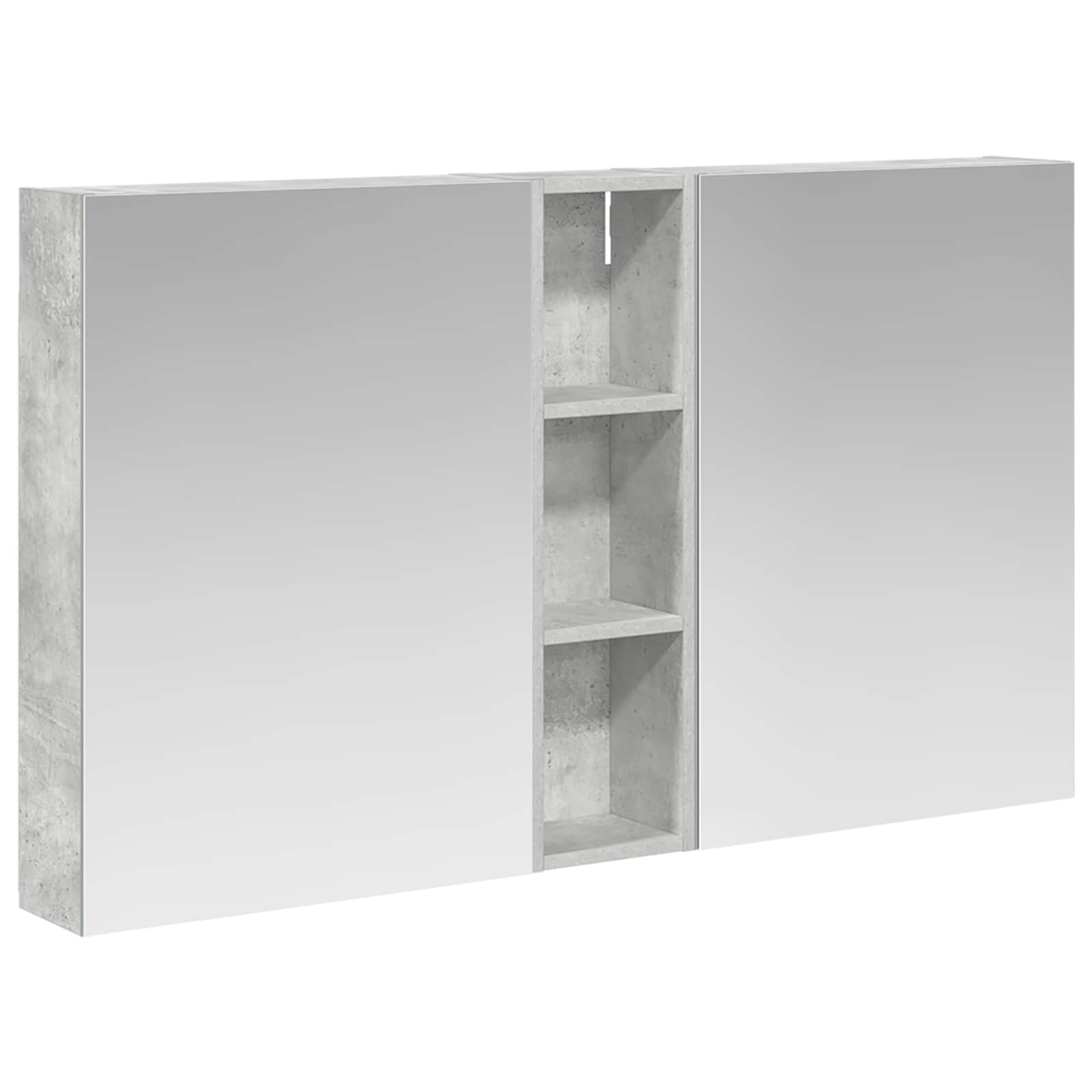 Badezimmerschrank-Set 3 pcs 80 x 10,5 x 50 cm Holzwerkstoff