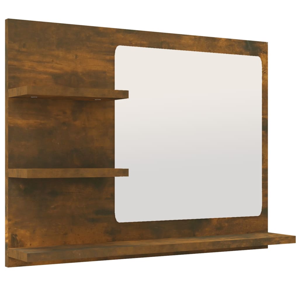 Badspiegel Weiß 60x10,5x45 cm Holzwerkstoff