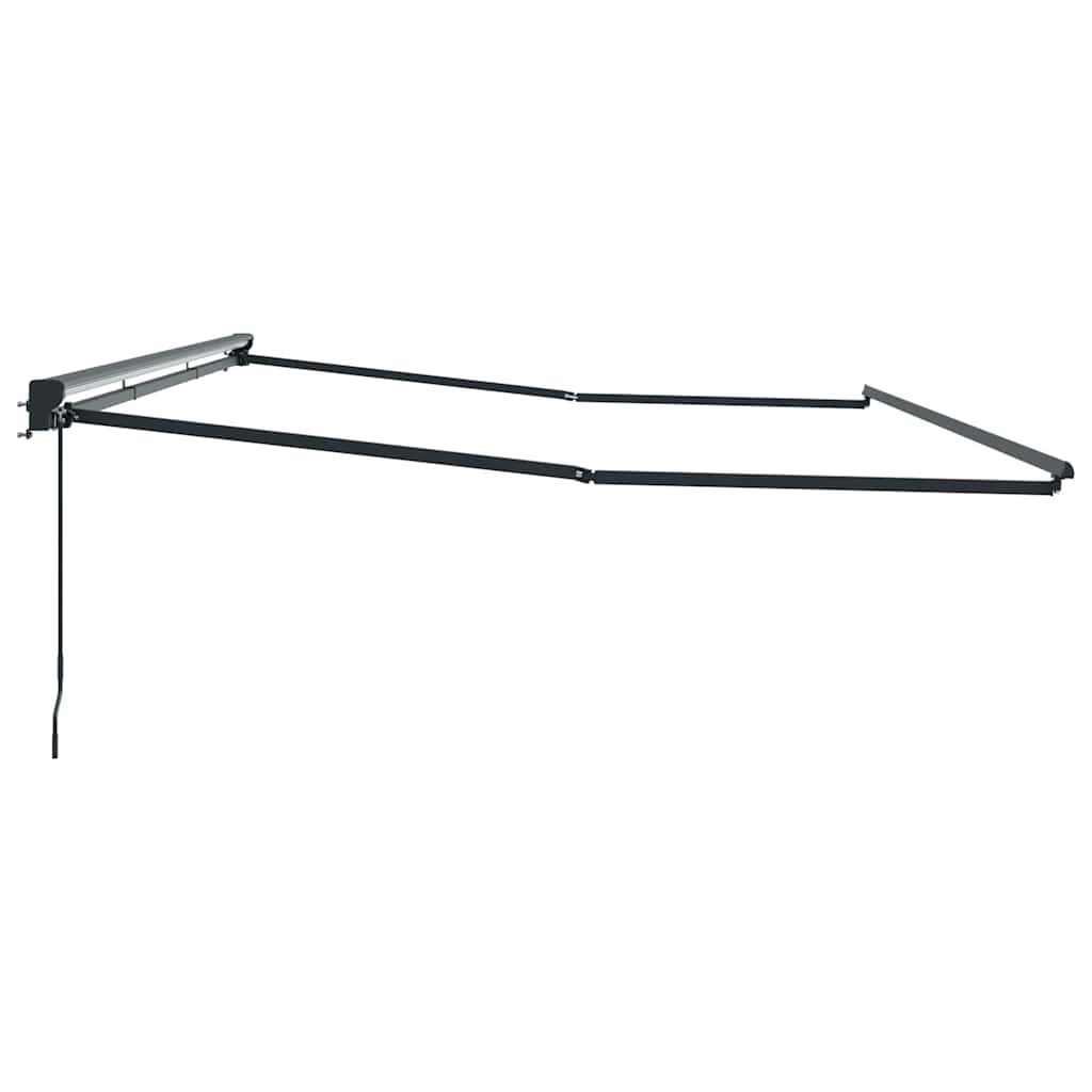Markisenrahmen Verstellbar Weiß 2,5 x 2 m Stahl