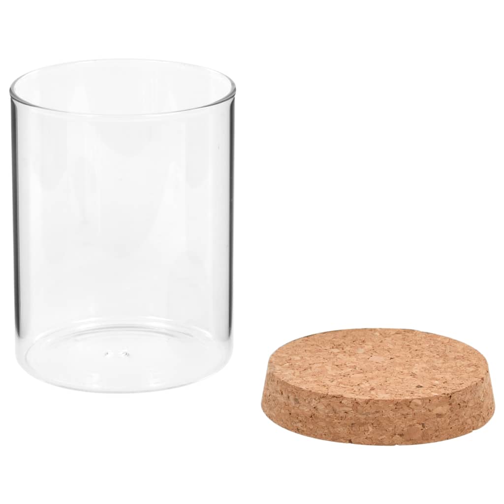 Vorratsgläser mit Korkdeckel 6 Stk. 1100 ml
