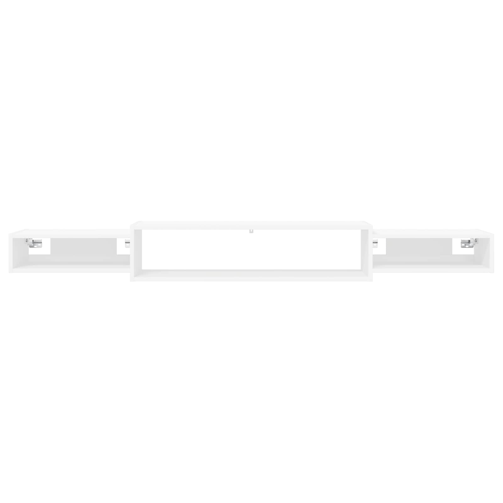 Wandmontierter TV-Schrank Wandhalterung Weiß 140 x 28 x 21 cm