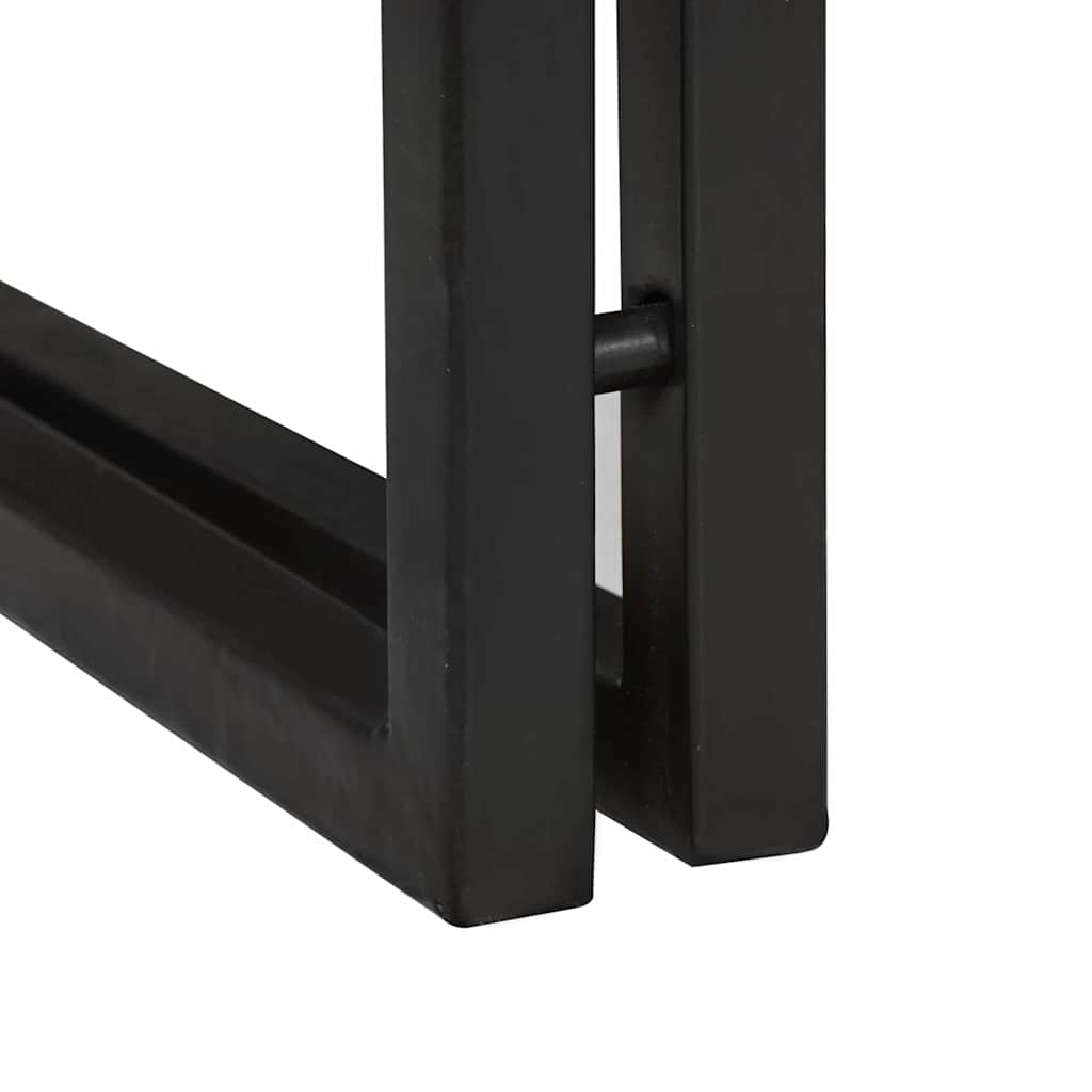 Beistelltisch mit Schubladen 40 x 40 x 50 cm Massivholz Mango