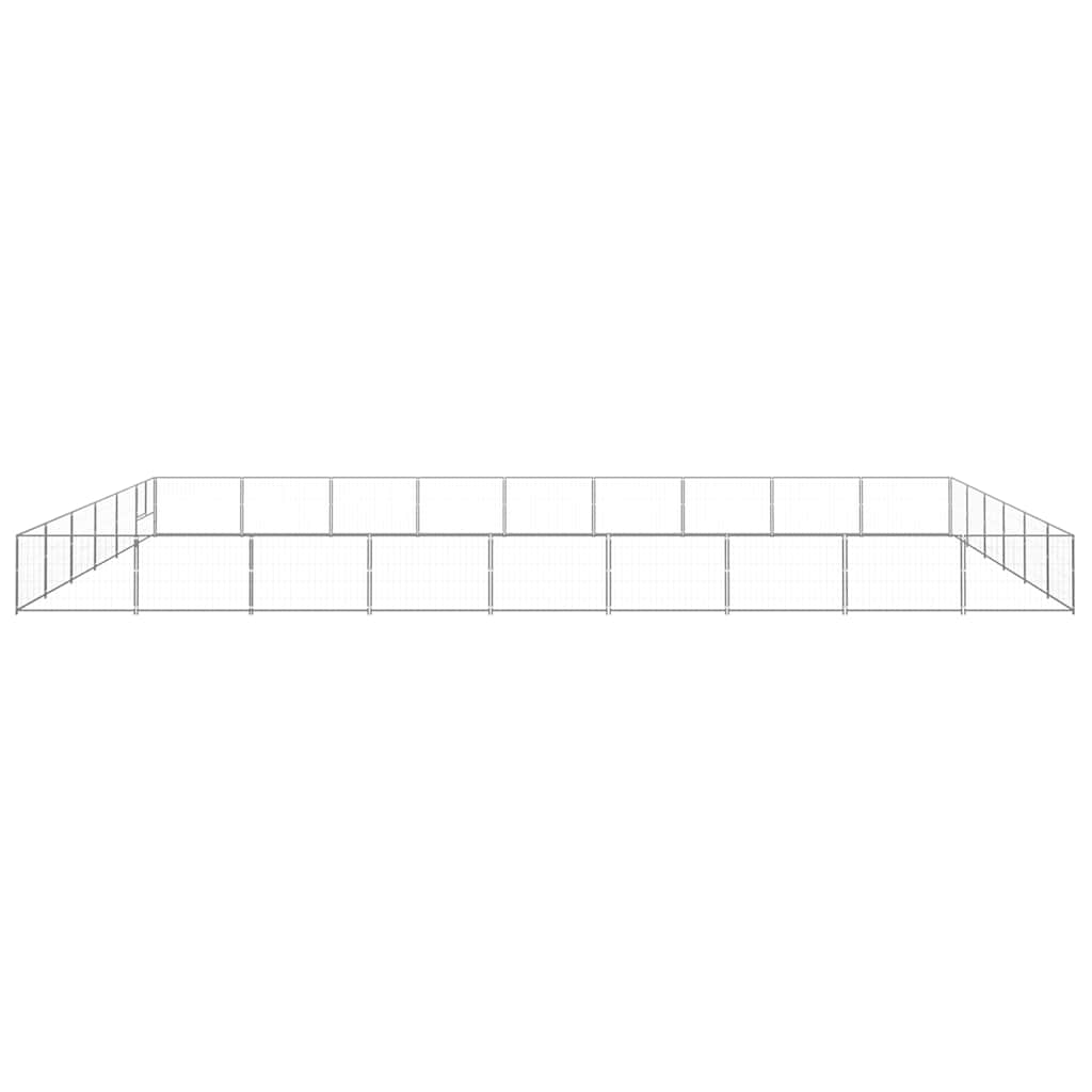 Hundezwinger Schwarz 4 m² Stahl
