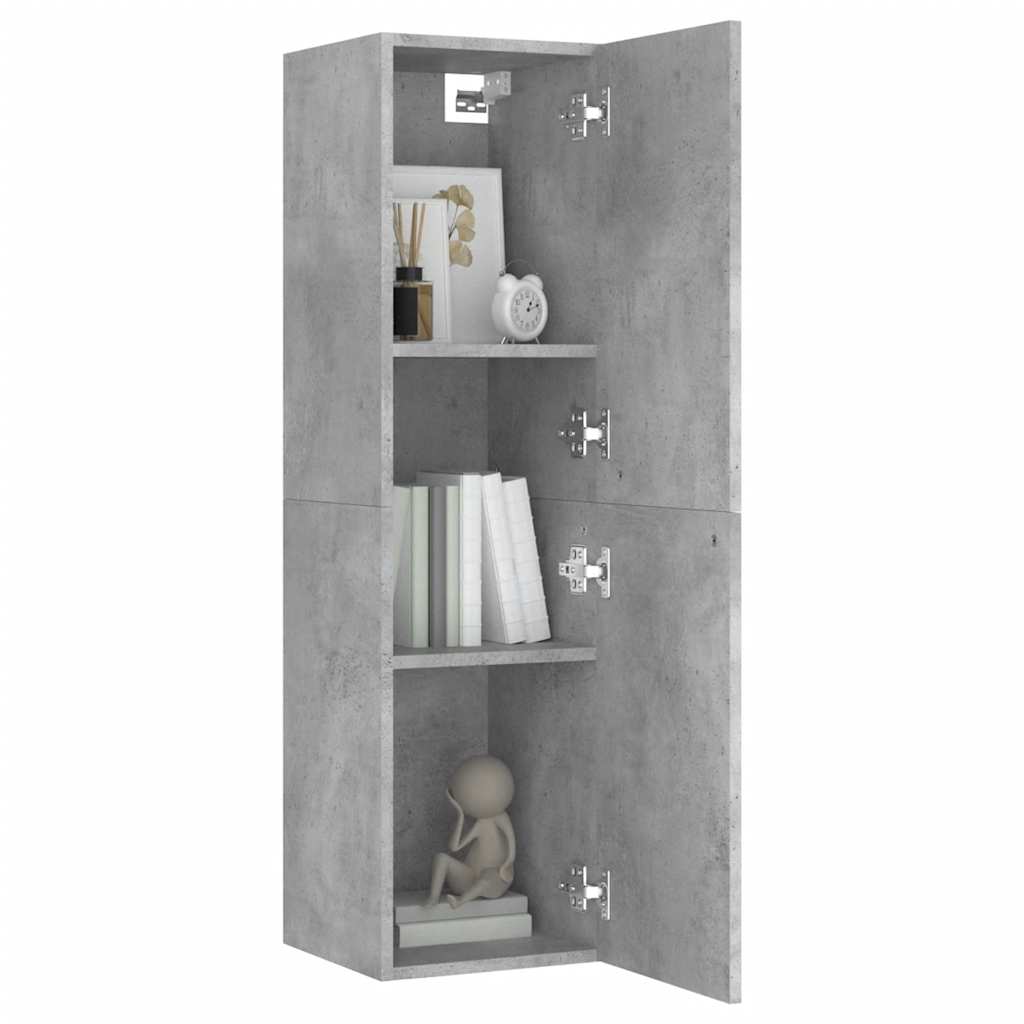 4-tlg. TV-Schrank-Set Weiß Holzwerkstoff