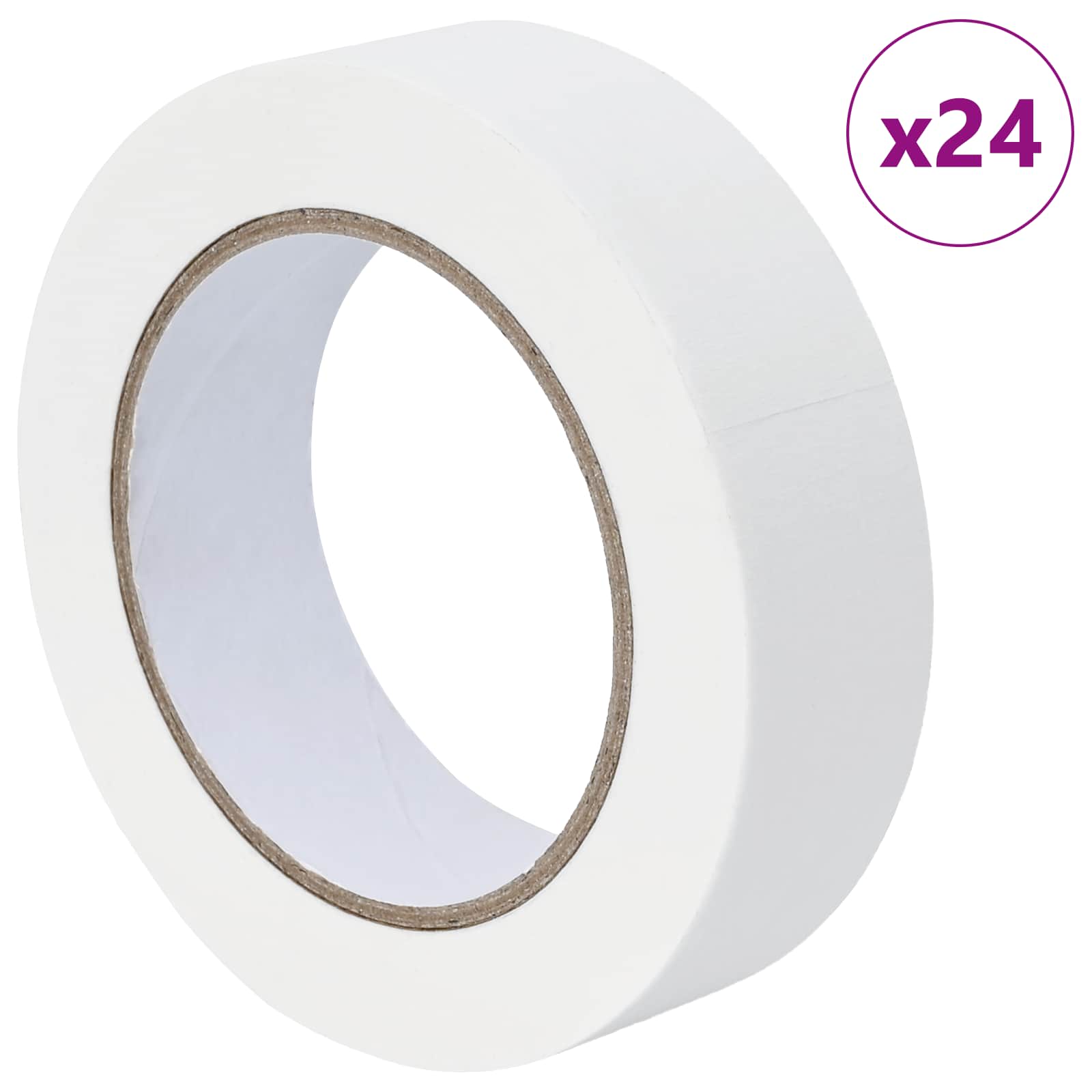 Malerklebebänder 6 pcs Weiß 19mm x 50m Papier