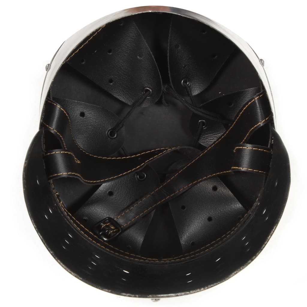 Preußische Pickelhaube Antik Replik für LARP Schwarz Stahl