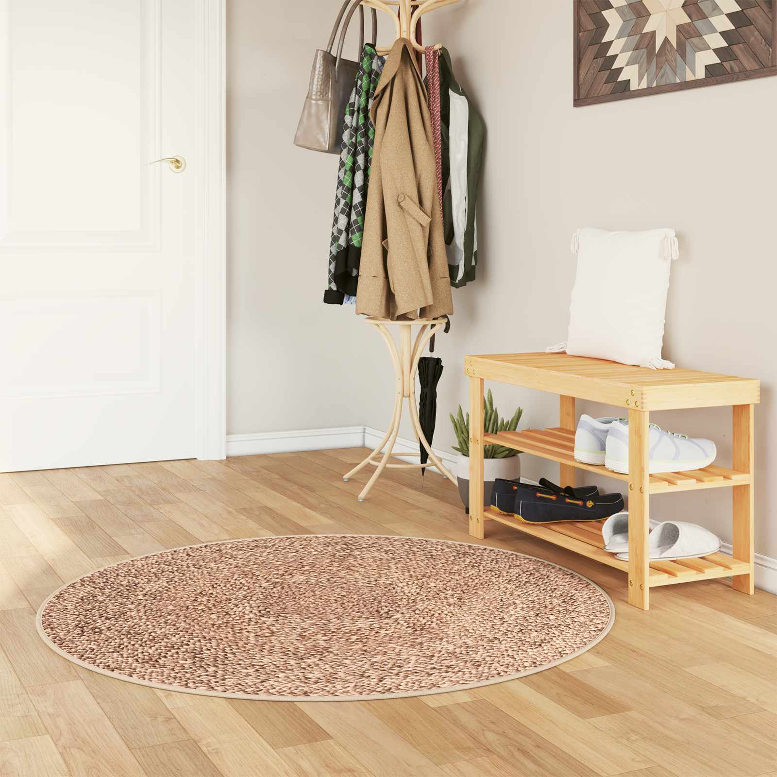 Teppich Waschbar Mehrfarbig 160x230 cm