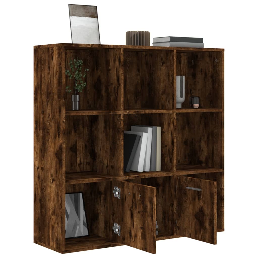 Bücherregal Weiß 98x30x98 cm Holzwerkstoff