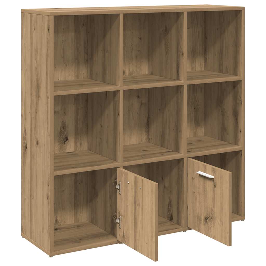 Bücherregal Weiß 98x30x98 cm Holzwerkstoff