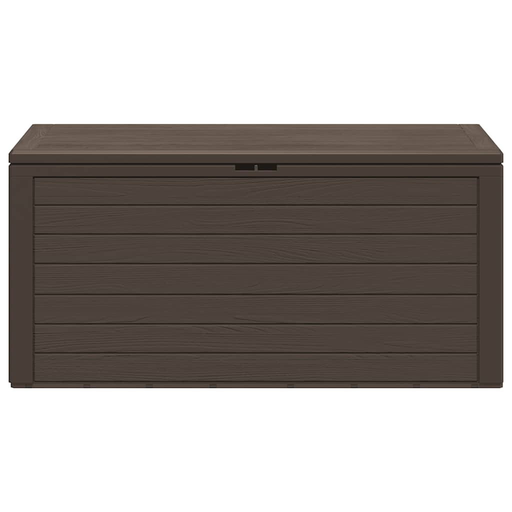 Gartentruhe Braun 58,5x46x55 cm Polypropylen