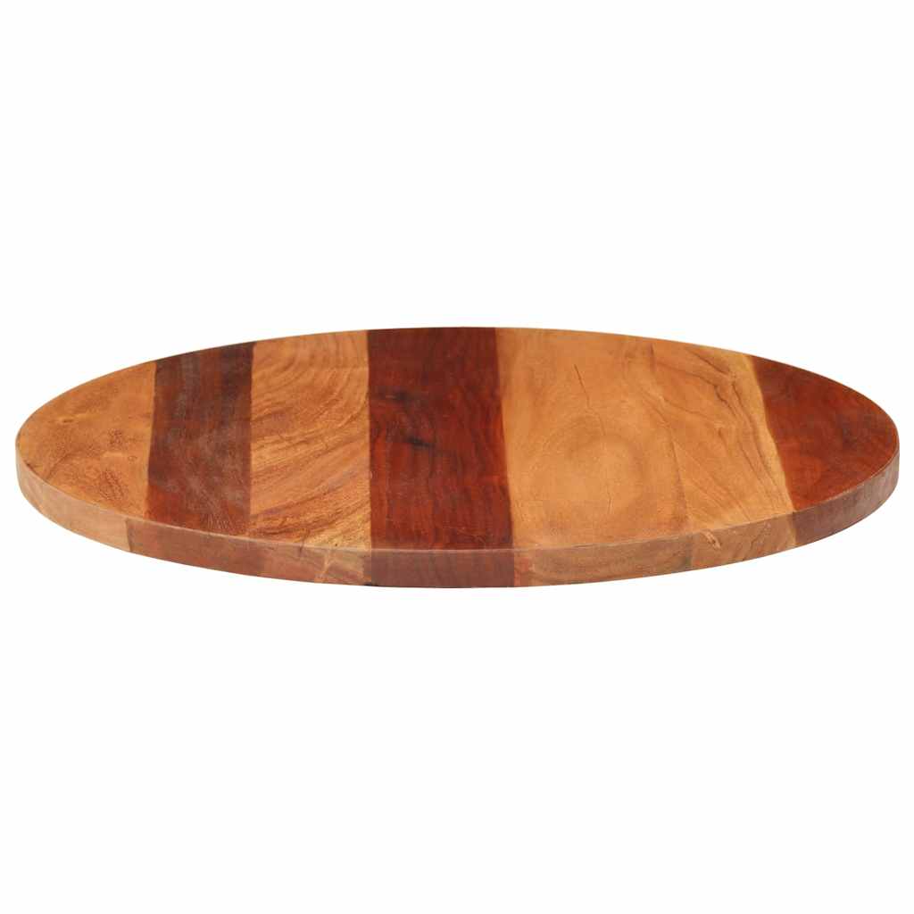 Tischplatte Massivholz Akazie Rund 15-16 mm 40 cm