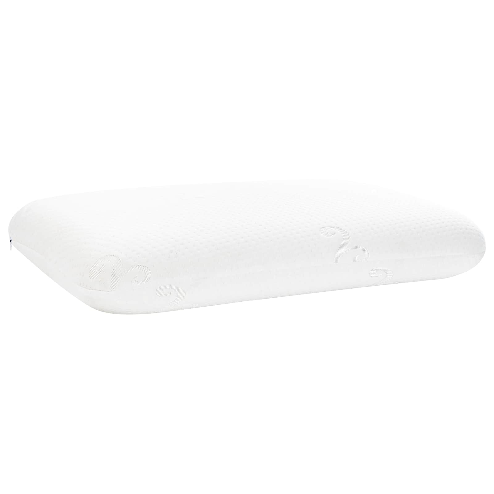 Schlafkissen Uni Weiß 70 x 36 x 6,5 cm Viscoschaum