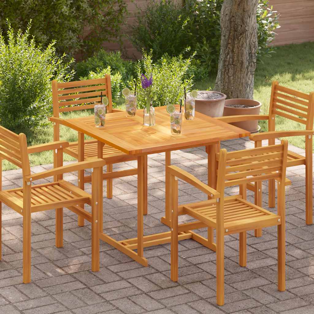 Tischplatte Massivholz Teak Rund 2,5 cm 40 cm