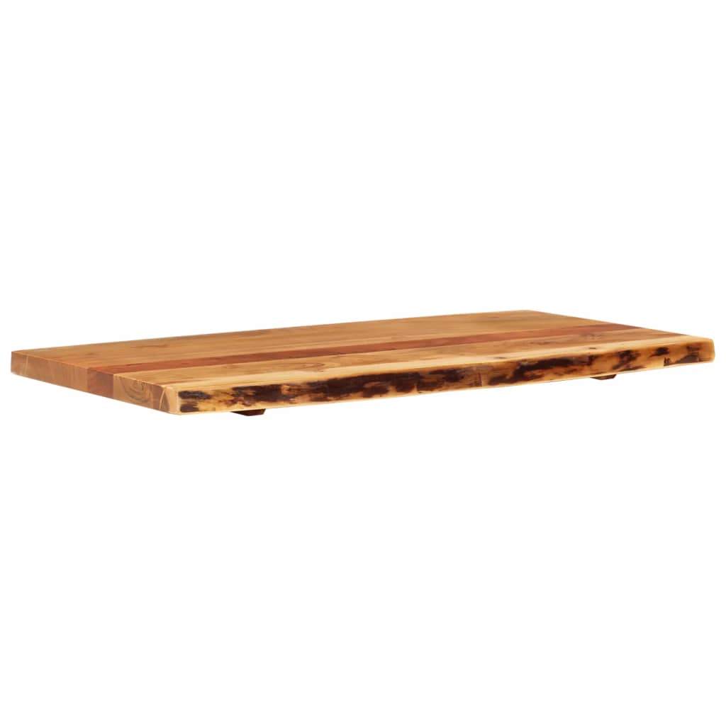 Badezimmer-Waschtischplatte Massivholz Akazie 100x52x2,5 cm