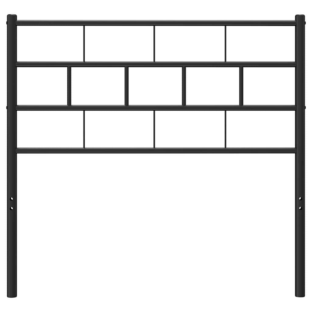 Ersatz-Kopfteil Metall Schwarz 100 cm