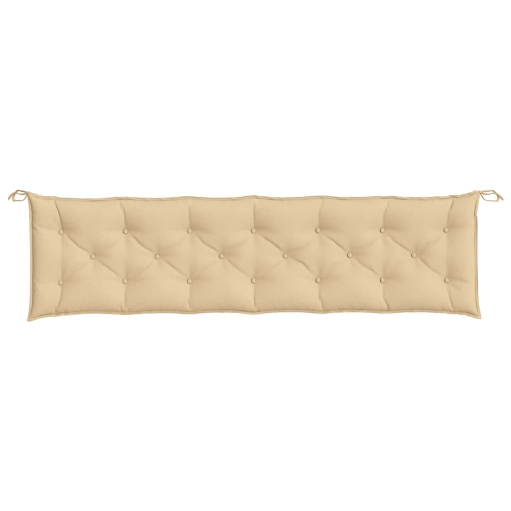 Gartenbank-Auflagen 2 Stk. Melange Anthrazit 100x50x7 cm Stoff