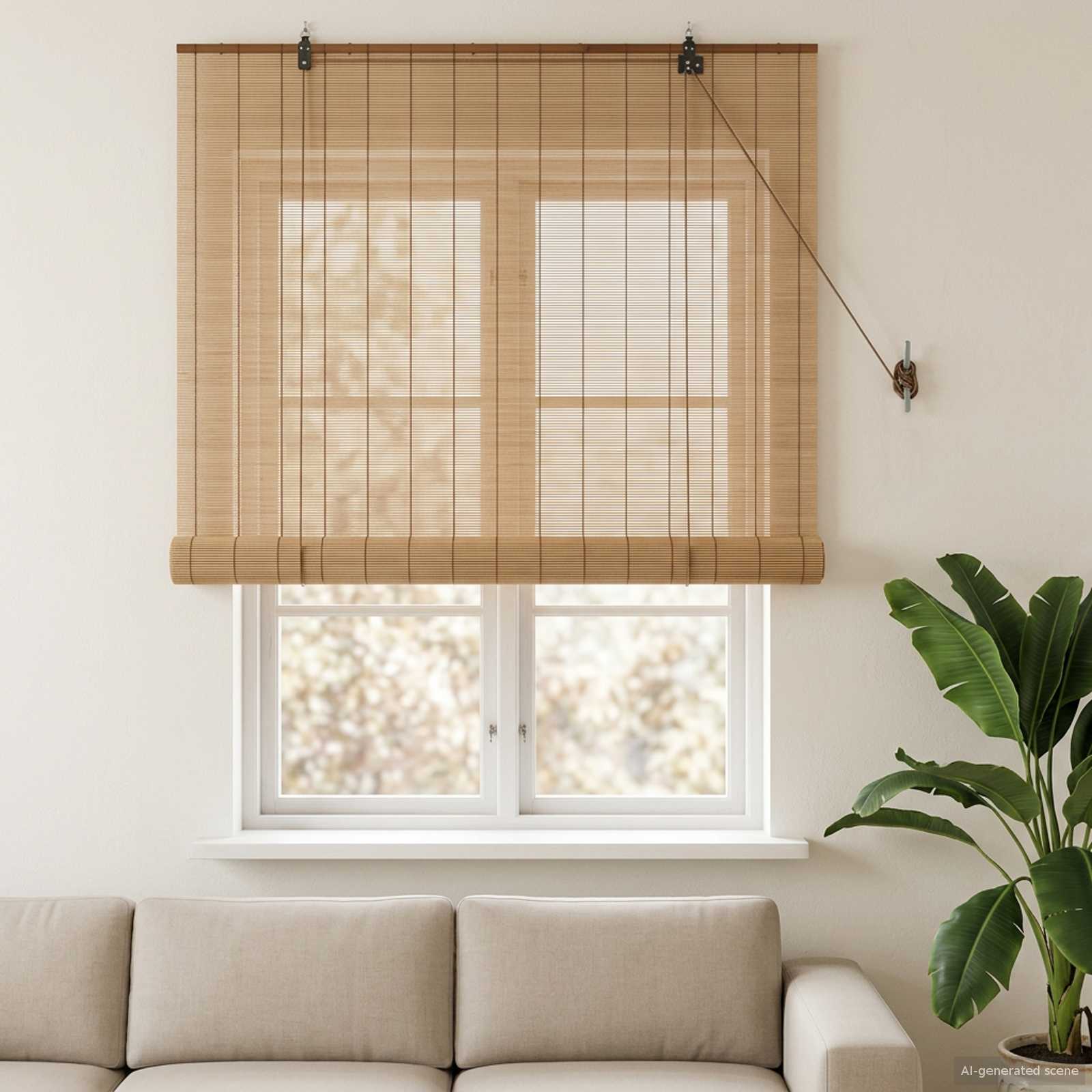 Bambusrollo Natur 80x160 cm