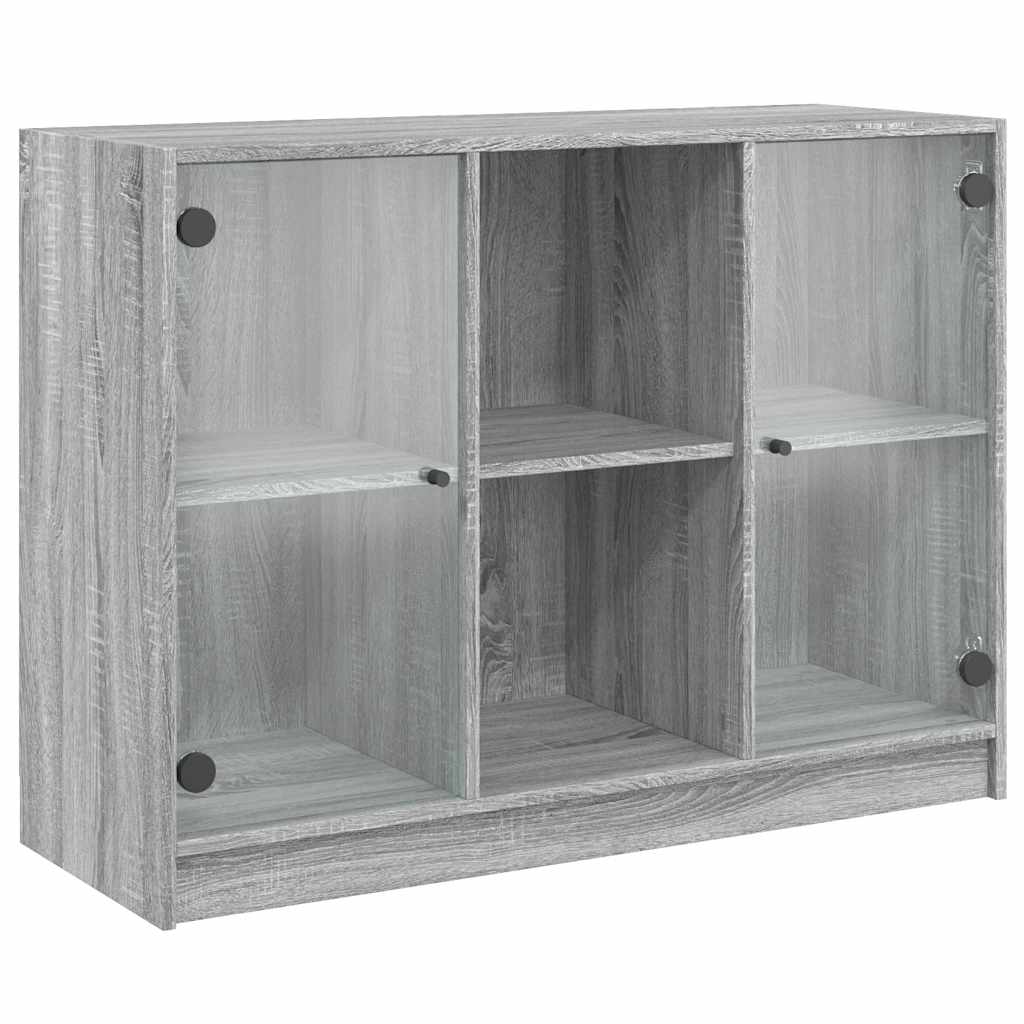 Bücherschrank mit Türen Weiß 204x37x75 cm Holzwerkstoff