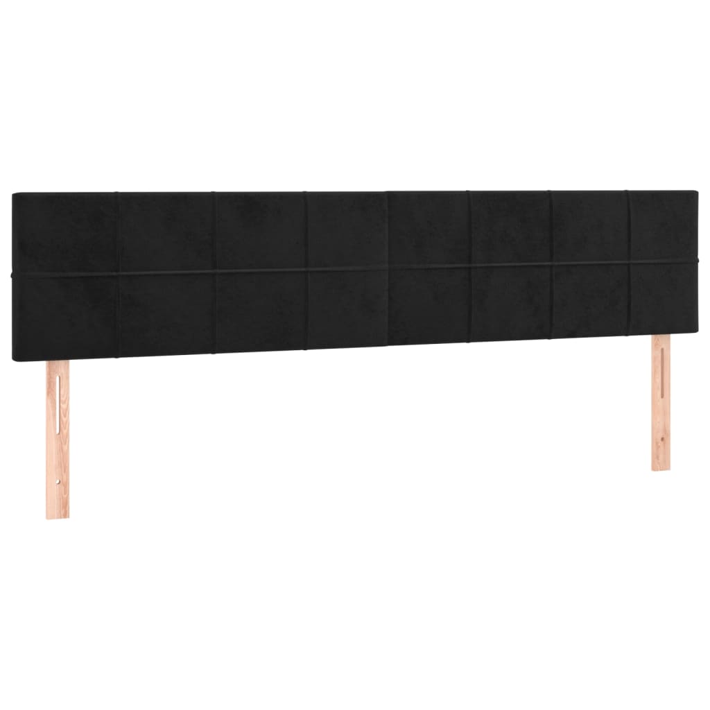 Kopfteil Hellgrau 80x5x118/128 cm Samt