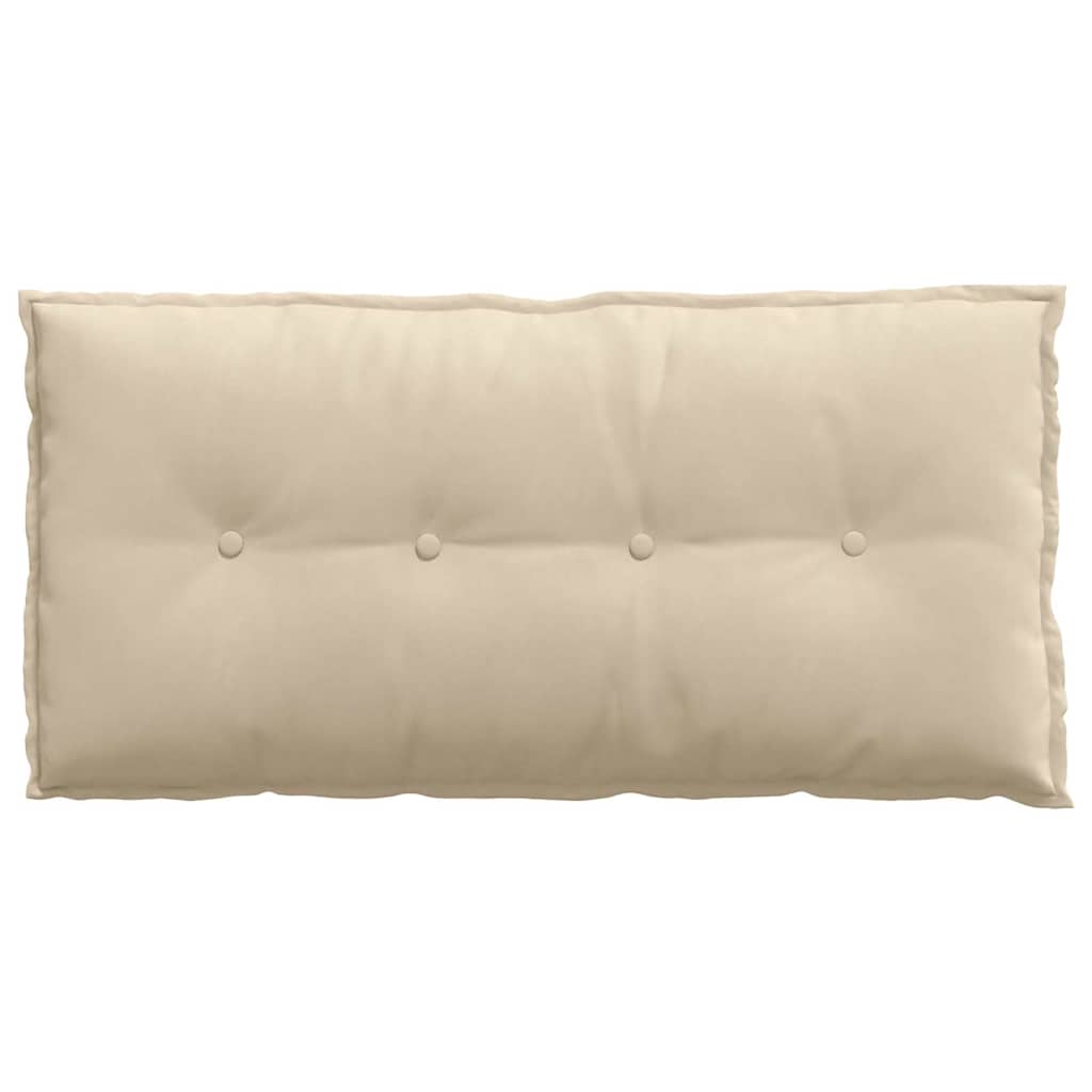 Rückenkissen Taupe 50 x 45 cm Mikrofaserstoff