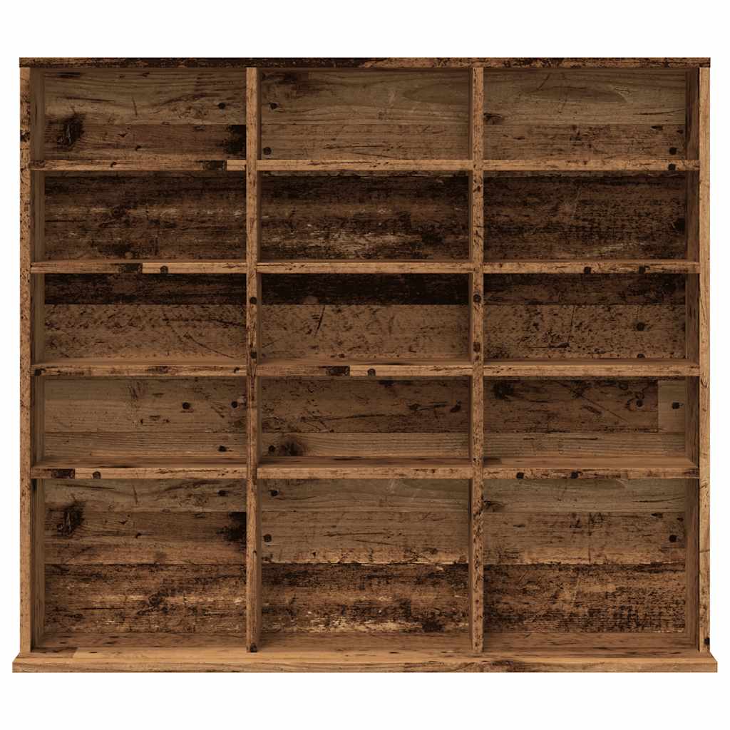 CD Regal Schwarz Eichen-Optik 101 x 23 x 177,5 cm Holzwerkstoff