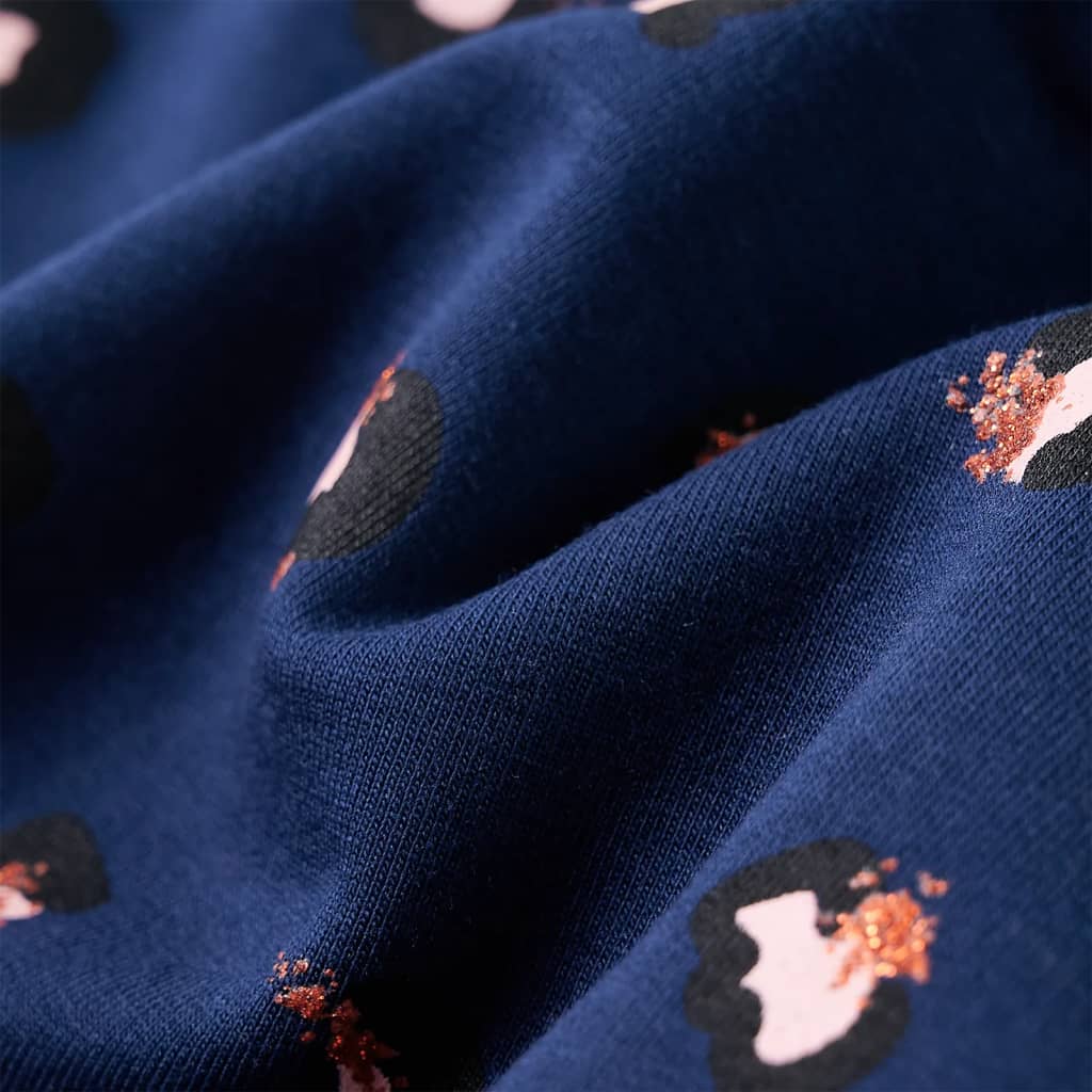 Kinder-Kapuzenpullover Marineblau 104