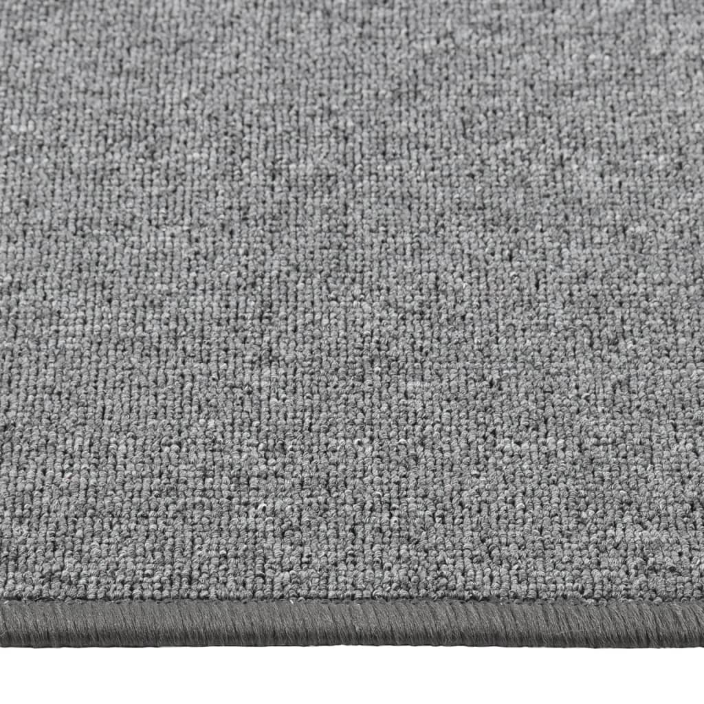 Teppichläufer Anthrazit 80 x 500 cm 100% Polypropylen