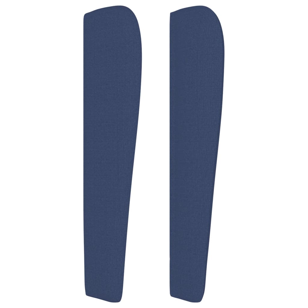 Kopfteil mit Ohren Dunkelgrau 83x23x78/88 cm Stoff