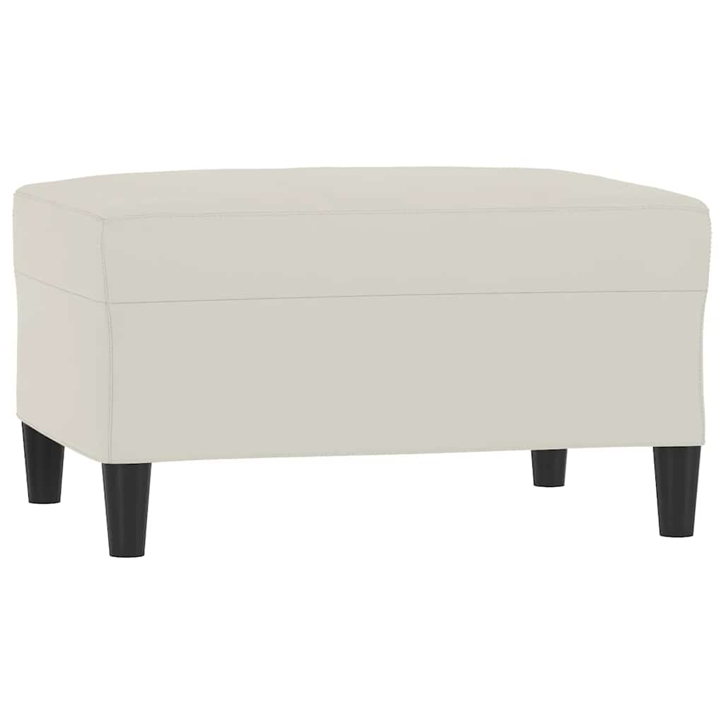 Fußhocker Hellgrau 60x50x41 cm Samt