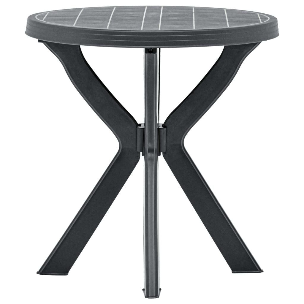 Bistrotisch Weiß Ø70 cm Kunststoff