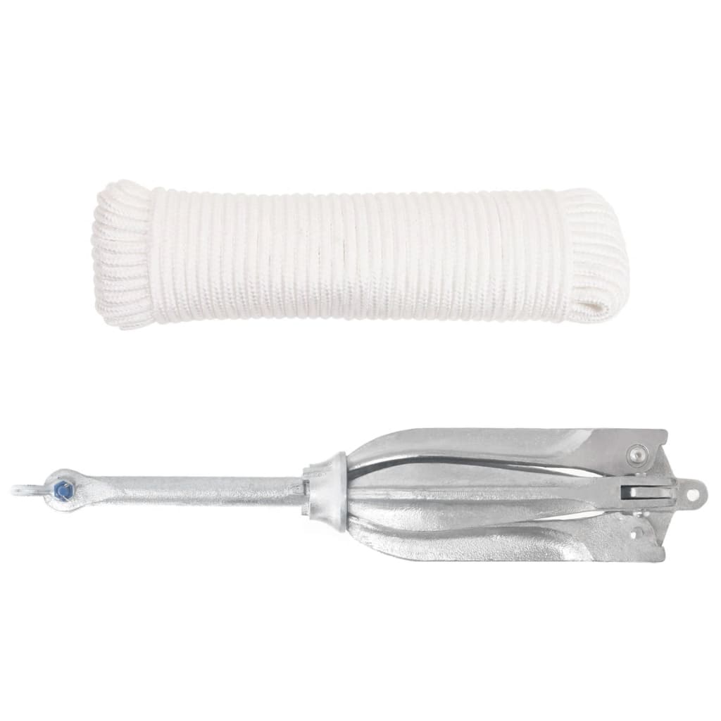 Klappanker Silber 0,7 kg Feuerverzinktes Gusseisen
