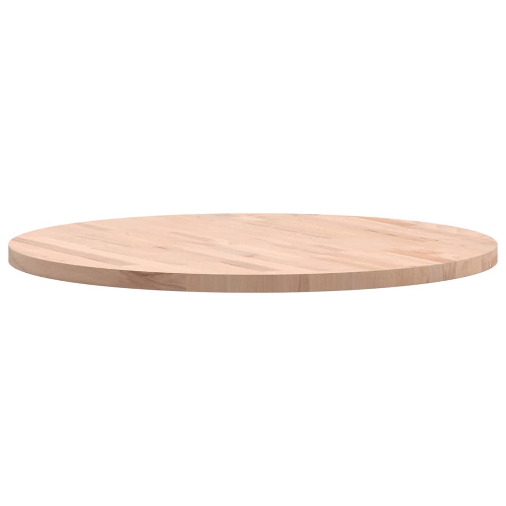 Tischplatte Ø30x1,5 cm Rund Massivholz Buche