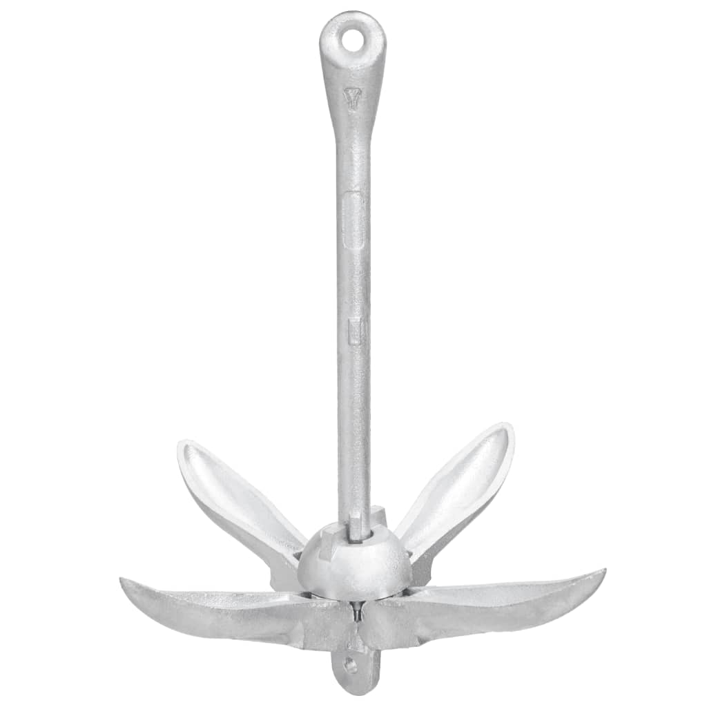 Klappanker Silber 0,7 kg Feuerverzinktes Gusseisen