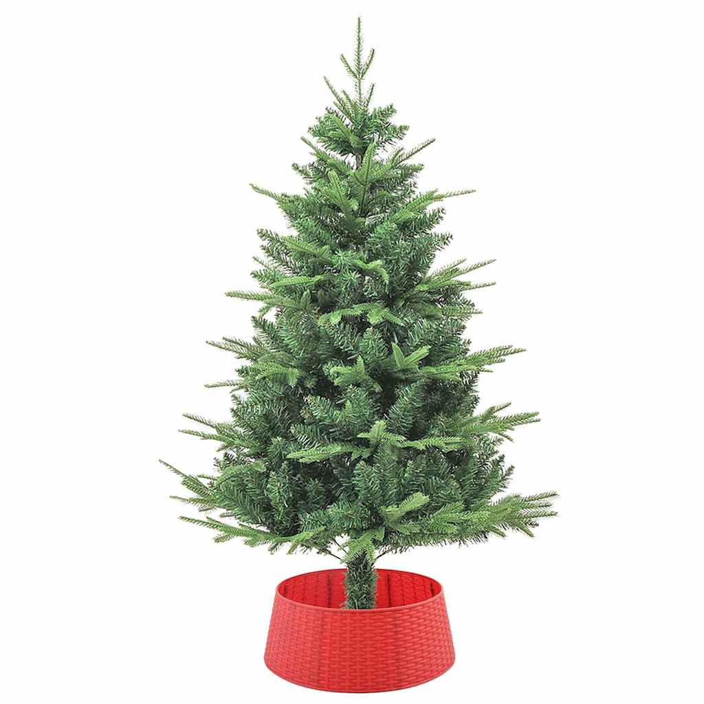 Weihnachtsbaumrock Rot Ø 65 x 24 cm Kunststoff
