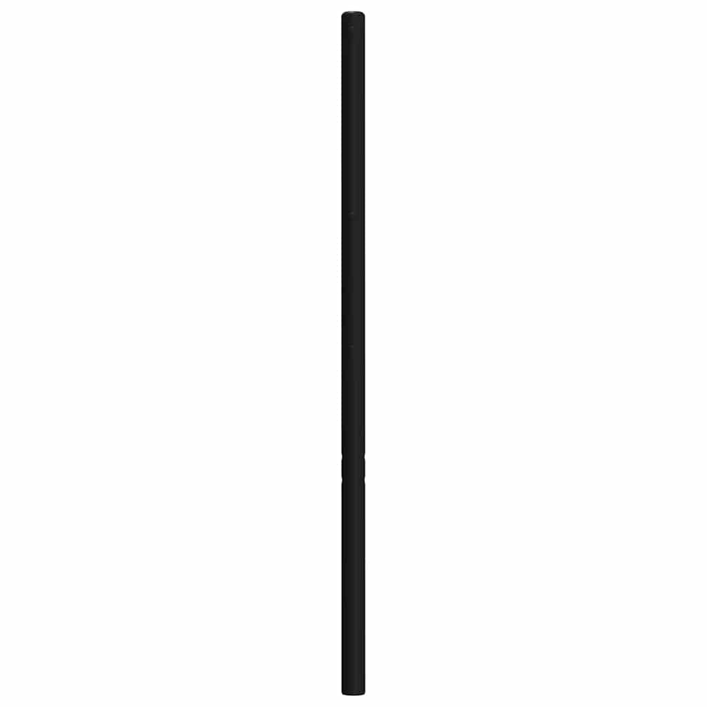 Ersatz-Kopfteil Metall Schwarz 100 cm