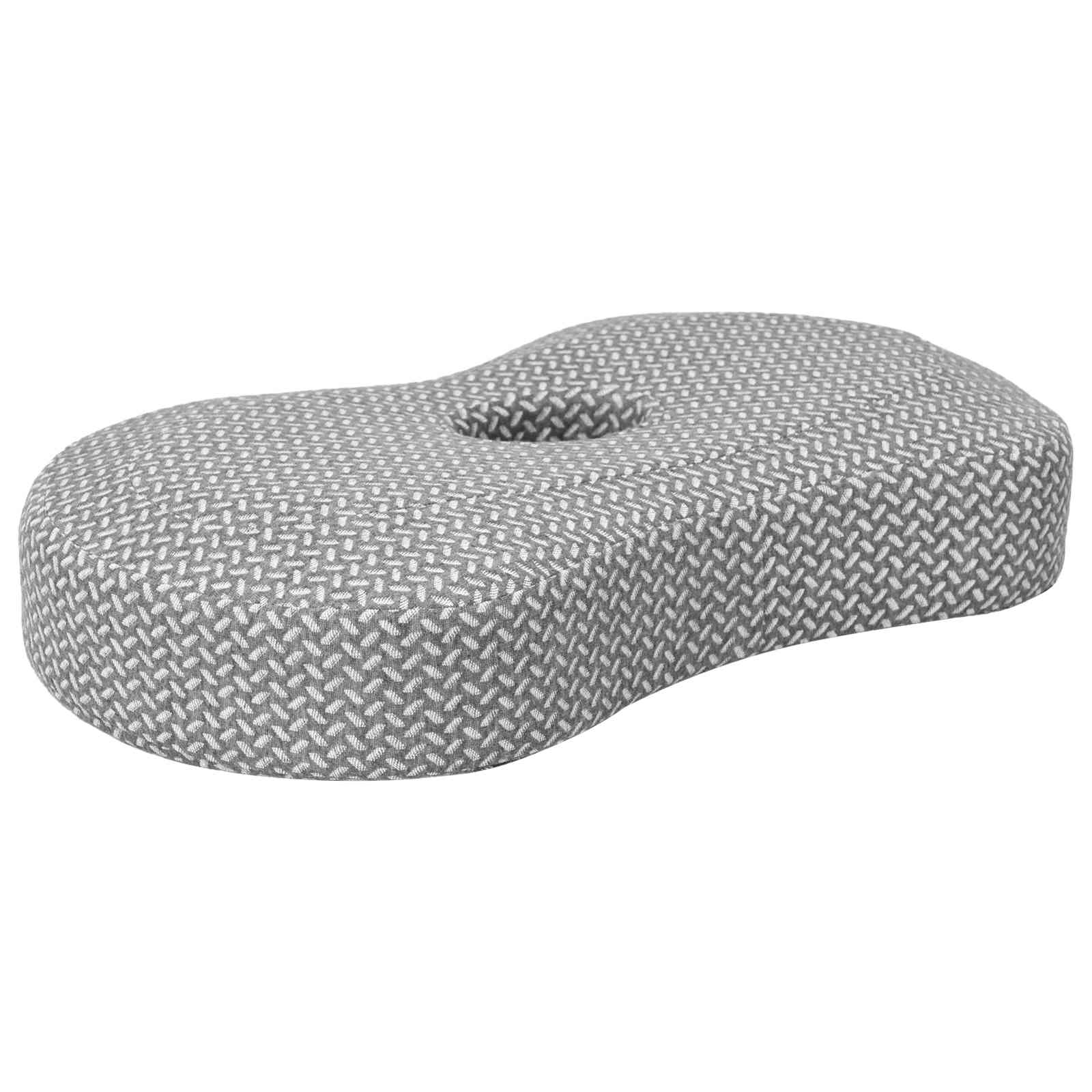 Nackenstützkissen Einfarbig Weiß 53 x 35 x 11 cm Viscoschaum