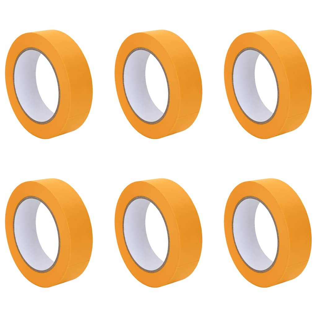 Malerklebebänder 6 pcs Gelb 19mm x 50m Papier
