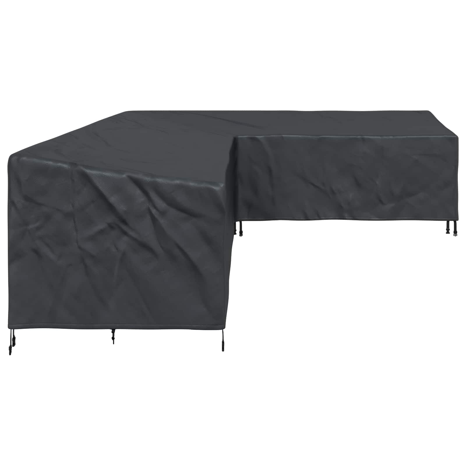 Möbelbezug Schwarz 235 x 235 x 85 cm 210D Oxford Stoff