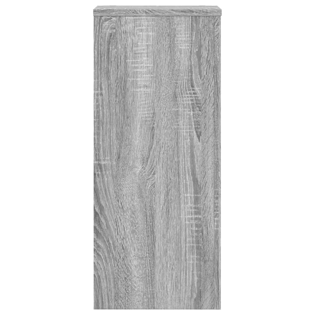 Pflanzenständer 2 Stk. Weiß 33x33x100 cm Holzwerkstoff