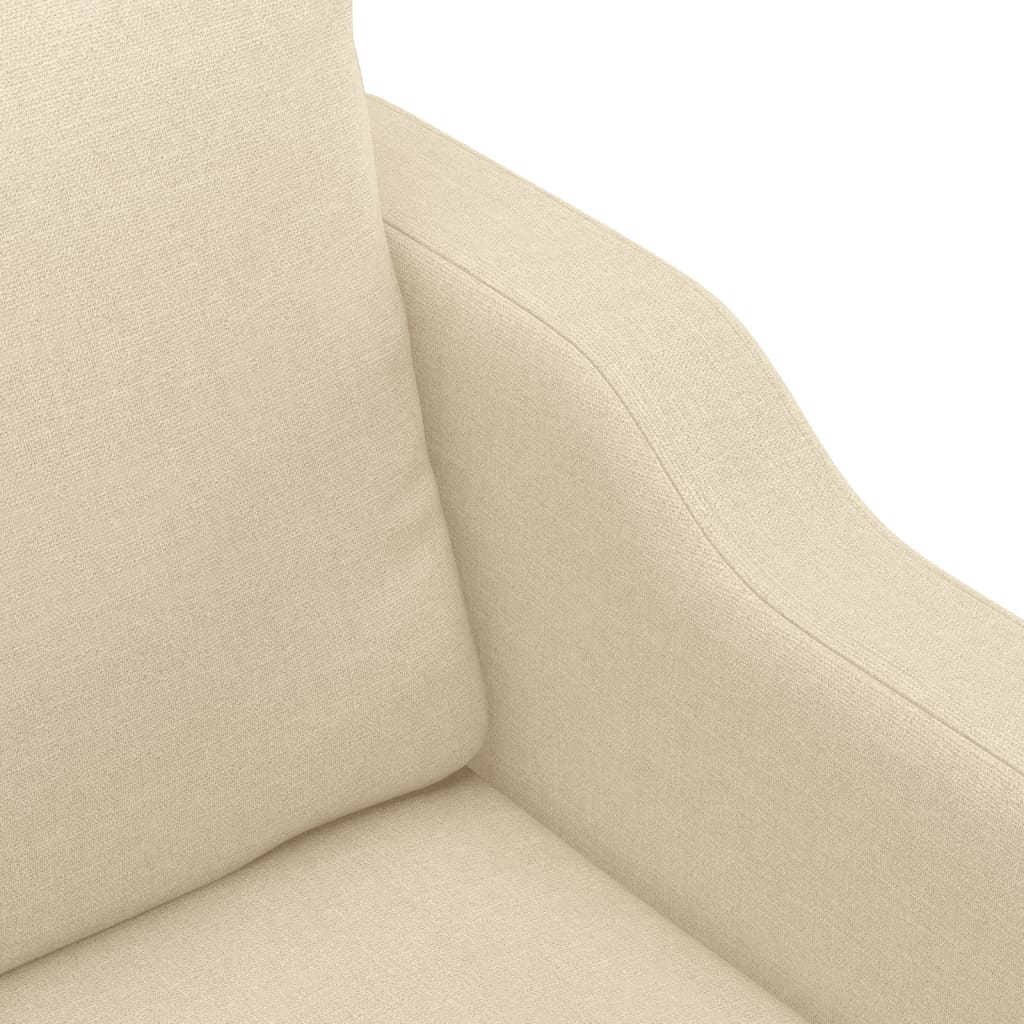 4-tlg. Sofagarnitur mit Kissen Braun Stoff